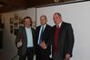 Ortsvorsitzender Christian Scholz mit Bürgermeisterkandidat Martin Paninka und Landratskandidat Peter Moll